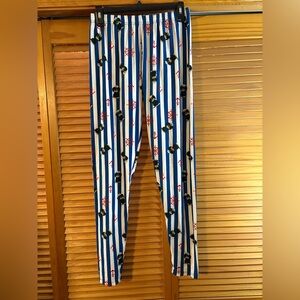 Nautical Striped Leggings